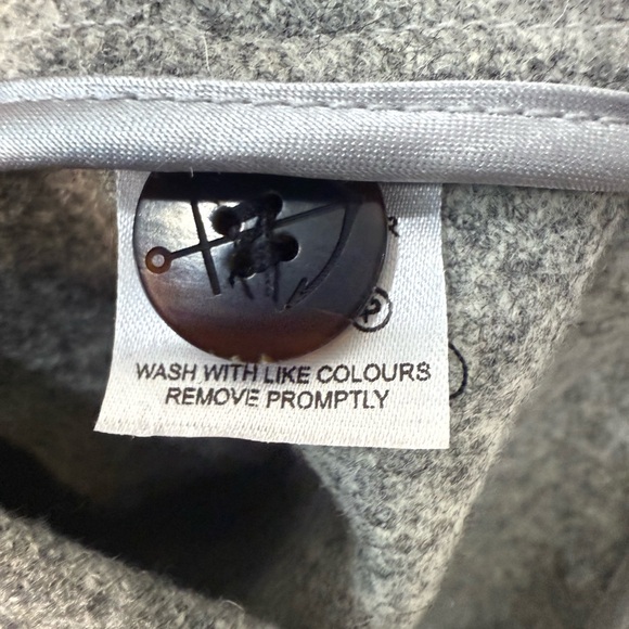 Guideboat Co. NWOT Women’s Small Gray Wool CPO Shirt Jacket Made in Portugal - Picture 5 of 7
